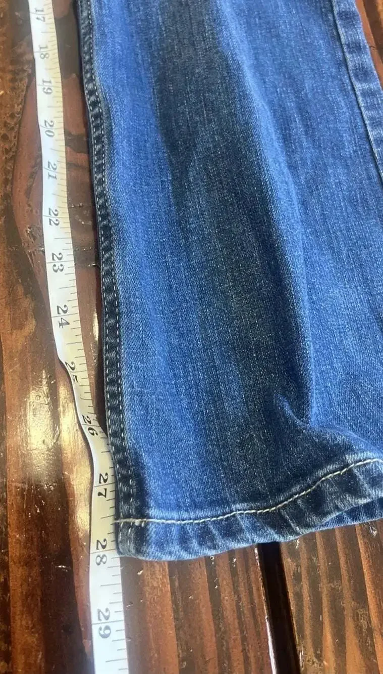 Wrangler 20X Boys 14 Regular Youth Jeans Blue Western Adjustable Waist Rodeo